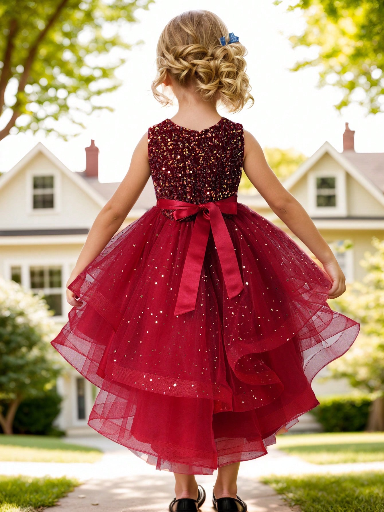 Vestido de Princesa Floral com - Baby Clothing Dresser avaliação e preço